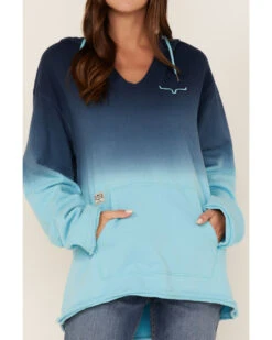 Kimes Ranch Women's Sante Fe Dip Dye Sweatshirt Hoodie -Cowgirl Drape Sales 2000365880 410 P3