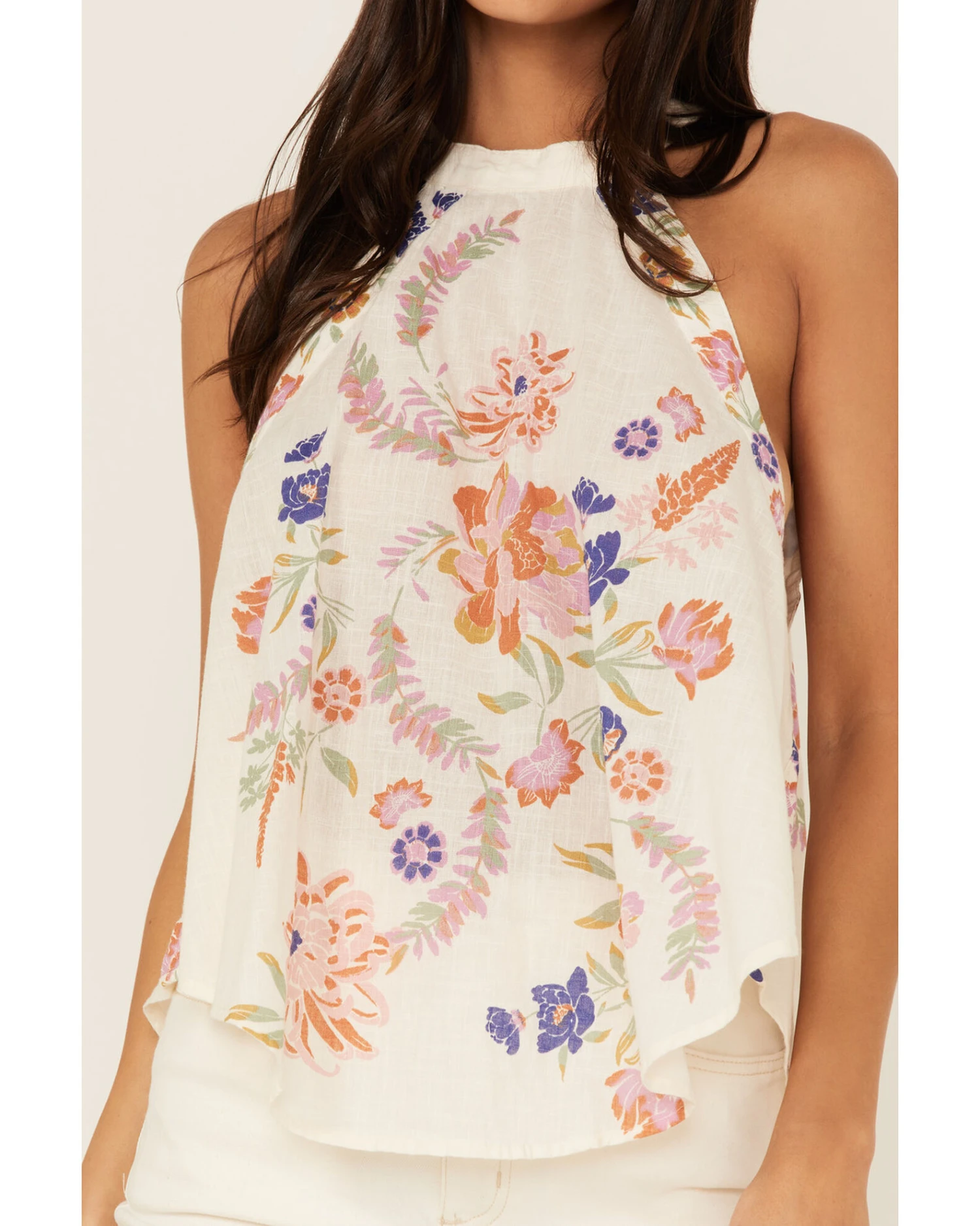 Free People Women's Emily Printed Tank 2 Free People Women's Emily Printed Tank - Image 2