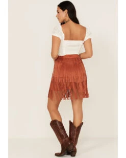 Idyllwind Women's Chestnut Trail Faux Suede Skirt 5 Idyllwind Women's Chestnut Trail Faux Suede Skirt -Cowgirl Drape Sales 2000367320 202 P3