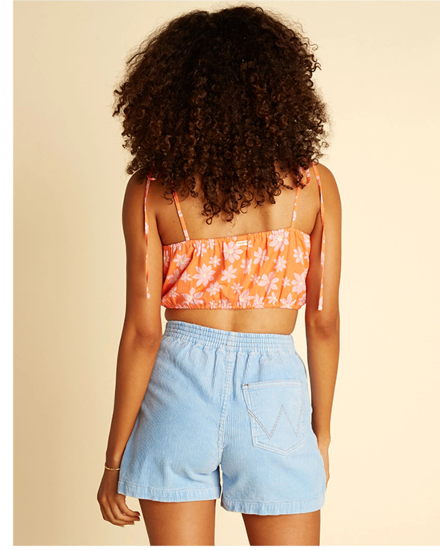 Billabong X Wrangler Women's High Rise According To Corduroy Shorts 3 Billabong X Wrangler Women's High Rise According To Corduroy Shorts - Image 3