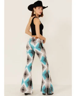 Ranch Dress'n Women's Bradyn Southwestern Print Flare Jeans -Cowgirl Drape Sales 2000368191 442 P3