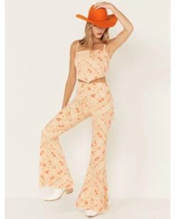 Show Me Your Mumu Women's Belmont Paisley Print Pull On Trouser Pants 7 Show Me Your Mumu Women's Belmont Paisley Print Pull On Trouser Pants -Cowgirl Drape Sales 2000368245 900 P1