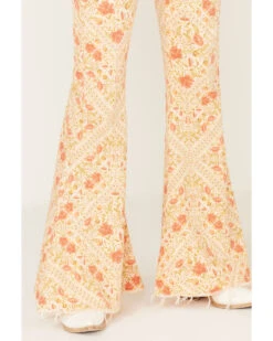 Show Me Your Mumu Women's Belmont Paisley Print Pull On Trouser Pants