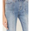 Rock & Roll Denim Women's High Rise Slit Denim Trouser Jeans