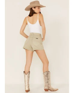 Rolla's Women's High Rise Mirage Shorts 6 Rolla's Women's High Rise Mirage Shorts -Cowgirl Drape Sales 2000370925 330 P3