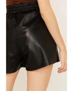 Mauritius Leather Women's Dija Leather Shorts 6 Mauritius Leather Women's Dija Leather Shorts -Cowgirl Drape Sales 2000371493 001 P3