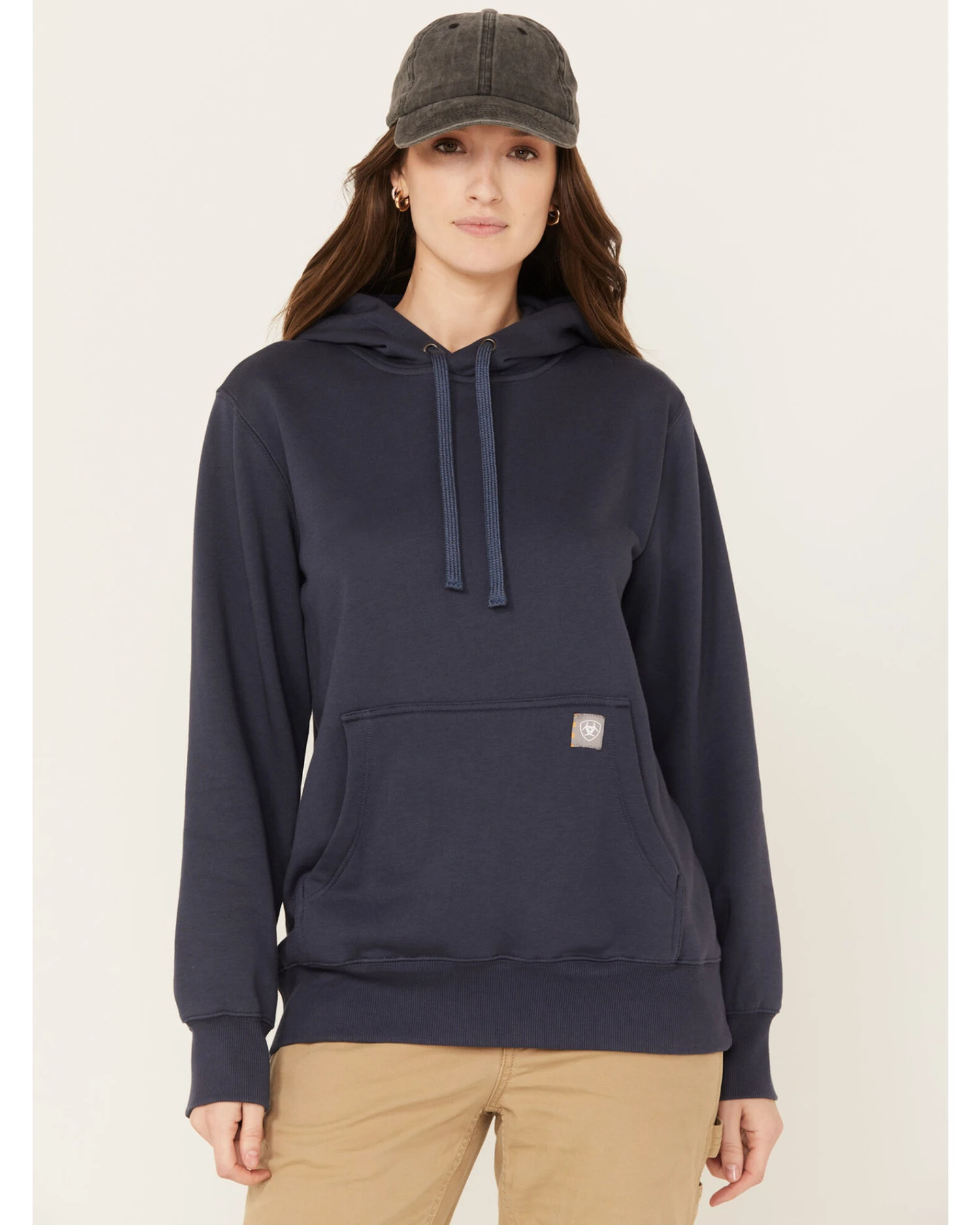 Ariat Women's Rebar Southwestern Flag Graphic Hooded Work Sweatshirt 2 Ariat Women's Rebar Southwestern Flag Graphic Hooded Work Sweatshirt - Image 2