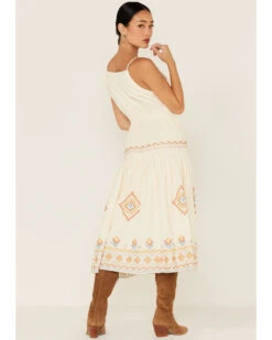 Miss Me Women's Southwestern Embroidered Tiered Midi Dress 6 Miss Me Women's Southwestern Embroidered Tiered Midi Dress -Cowgirl Drape Sales 2000372852 110 P4