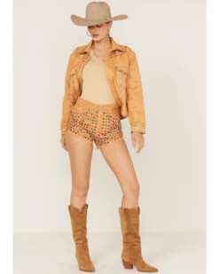 Understated Leather Women's Elvis Rhinestone Denim Shorts -Cowgirl Drape Sales 2000374922 220 P1