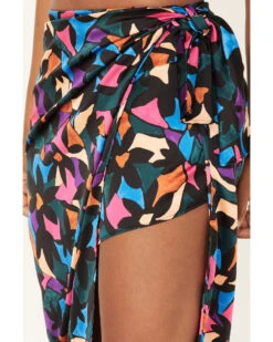 Show Me Your Mumu Women's Wrap Me Up Mosaic Print Skirt -Cowgirl Drape Sales 2000376670 900 P3
