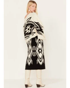 Ariat Women's Chimayo Intarsia Southwestern Knit Midi Sweater Skirt -Cowgirl Drape Sales 2000377709 001 P3