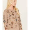 Driftwood Women's Embroidered Teddy Sweatshirt