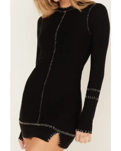 Free People Women's Miranda Mini Dress 7 Free People Women's Miranda Mini Dress -Cowgirl Drape Sales 2000379646 001 P3