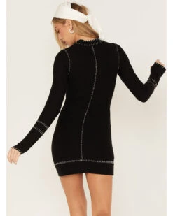 Free People Women's Miranda Mini Dress 6 Free People Women's Miranda Mini Dress -Cowgirl Drape Sales 2000379646 001 P4