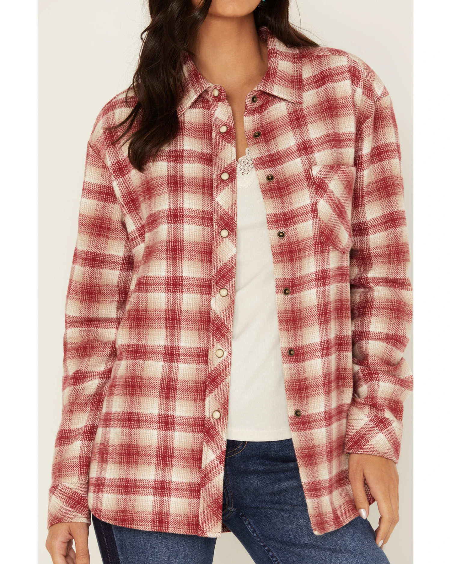 Idyllwind Women's Plaid Print Roby Shirt 3 Idyllwind Women's Plaid Print Roby Shirt - Image 3