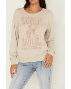 Idyllwind Women's Wild West Graphic Sweatshirt 7 Idyllwind Women's Wild West Graphic Sweatshirt -Cowgirl Drape Sales 2000380721 104 P3