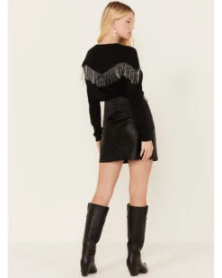 Rock & Roll Denim Women's Western Yoke Skirt -Cowgirl Drape Sales 2000381083 001 P3