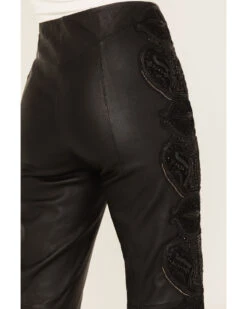 Wonderwest Women's Studded Leather Pant -Cowgirl Drape Sales 2000382471 001 P4