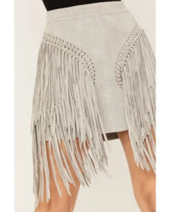 Wonderwest Women's Suede Fringe Mini Skirt 5 Wonderwest Women's Suede Fringe Mini Skirt -Cowgirl Drape Sales 2000382475 020 P2