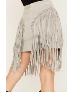 Wonderwest Women's Suede Fringe Mini Skirt 6 Wonderwest Women's Suede Fringe Mini Skirt -Cowgirl Drape Sales 2000382475 020 P4
