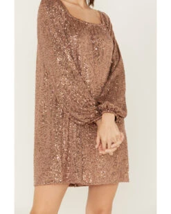 Sadie & Sage Women's Inferno Sequin Mini Dress -Cowgirl Drape Sales 2000383479 295 P3