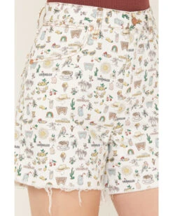 Wrangler Women's Donna High Rise Shorts -Cowgirl Drape Sales 2000383493 900 P2