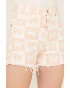 Wrangler Women's Signature Print High Rise Festival Shorts -Cowgirl Drape Sales 2000383494 840 P2