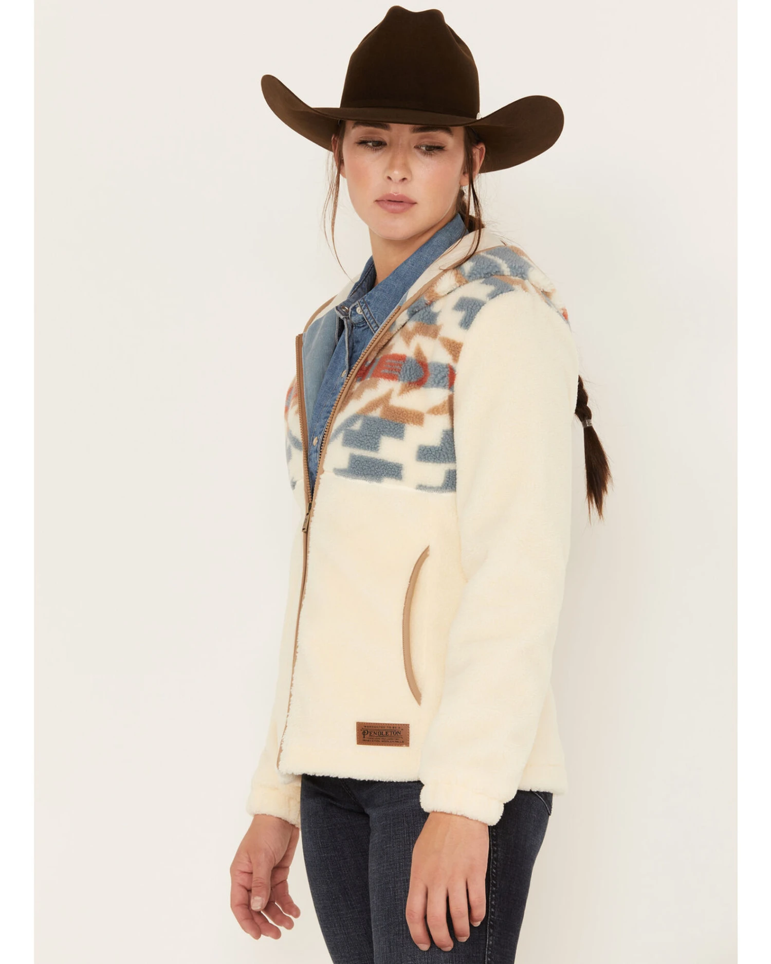 Pendleton Women's Berber Hoodie 2 Pendleton Women's Berber Hoodie - Image 2