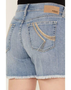 Ariat Women's Medium Wash Nayla 5" Stretch Shorts -Cowgirl Drape Sales 2000385129 414 P4