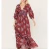 Free People Women's Golden Hour Floral Print Maxi Dress