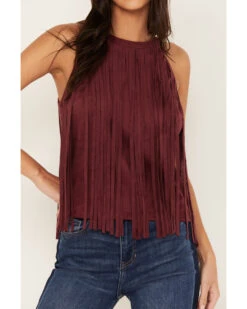 Idyllwind Women's Madie Faux Suede Fringe Tank