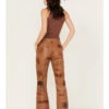Understated Leather Women's Vixen Mid Rise Leather Patched Pants