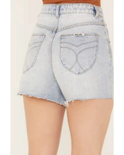 Rolla's Women's Mirage High Rise Light Wash Denim Short -Cowgirl Drape Sales 2000386548 412 P3
