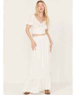 Idyllwind Women's Eyelet Maxi Skirt 5 Idyllwind Women's Eyelet Maxi Skirt -Cowgirl Drape Sales 2000387113 103 P2