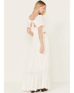 Idyllwind Women's Eyelet Maxi Skirt 6 Idyllwind Women's Eyelet Maxi Skirt -Cowgirl Drape Sales 2000387113 103 P4