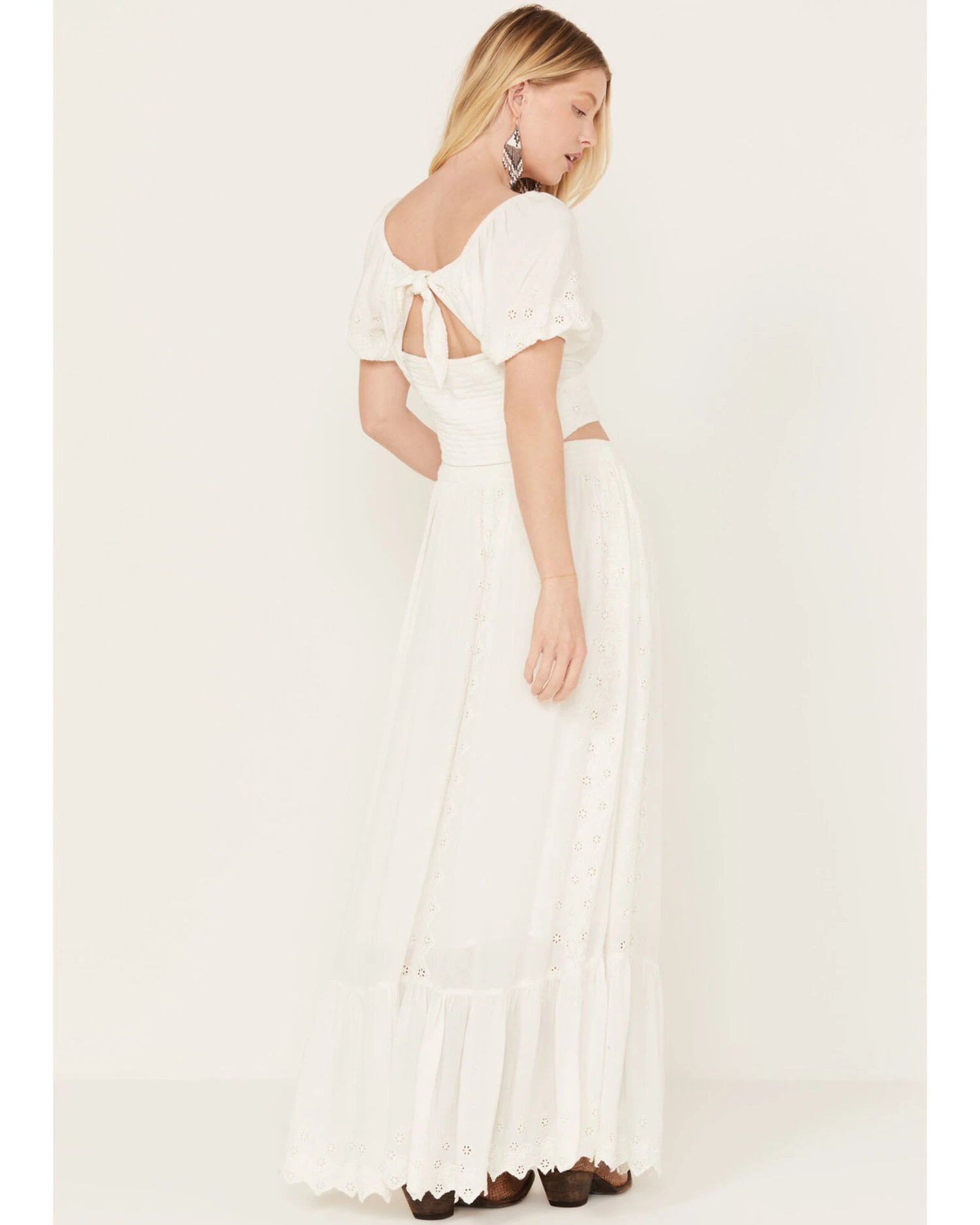 Idyllwind Women's Eyelet Maxi Skirt 3 Idyllwind Women's Eyelet Maxi Skirt - Image 3