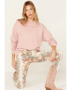 The NASH Collection Women's 3D Logo Sweatshirt 7 The NASH Collection Women's 3D Logo Sweatshirt -Cowgirl Drape Sales 2000387712 650 P1