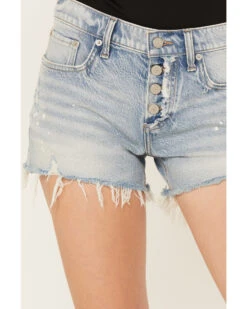 Lucky Brand Women's Light Wash Anchors Away Mid Rise Distressed Shorts 6 Lucky Brand Women's Light Wash Anchors Away Mid Rise Distressed Shorts -Cowgirl Drape Sales 2000388113 412 P2