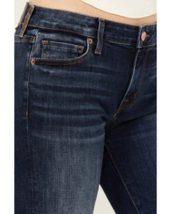 Mia And Moss Women's Spellbound Dark Wash Mid Rise Kick Flare Stretch Jeans 7 Mia And Moss Women's Spellbound Dark Wash Mid Rise Kick Flare Stretch Jeans -Cowgirl Drape Sales 2000389047 416 P2