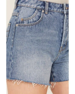 Rolla's Women's Medium Wash Vintage High Rise Stevie Shorts -Cowgirl Drape Sales 2000389494 414 P2