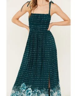 Bila77 Women's Aliyah Border Print Midi Dress 6 Bila77 Women's Aliyah Border Print Midi Dress -Cowgirl Drape Sales 2000392112 442 P3