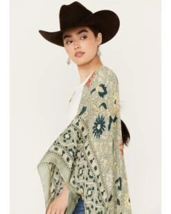 Free People Women's Magic Dance Kimono 7 Free People Women's Magic Dance Kimono -Cowgirl Drape Sales 2000392246 343 P2