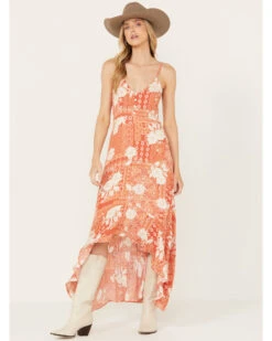 Wild Moss Women's Floral Patchwork Maxi Dress 7 Wild Moss Women's Floral Patchwork Maxi Dress -Cowgirl Drape Sales 2000393346 220 P1