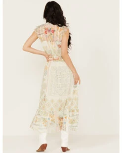 Johnny Was Women's Merida Sleeveless Mesh Midi Dress 7 Johnny Was Women's Merida Sleeveless Mesh Midi Dress -Cowgirl Drape Sales 2000393532 103 P4