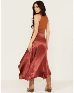 Free People Women's Sunrise Asymmetrical Skirt 7 Free People Women's Sunrise Asymmetrical Skirt -Cowgirl Drape Sales 2000395775 600 P3