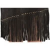 Kobler Leather Women's Leather & Fringe Sioux Suede Skirt